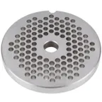 image of Globe L00671 5/32" Chopper Plate for CM22 Meat Grinder, Hub Type #22, 4mm Thick, Precision Cutting Blade