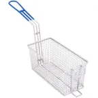 image of Globe SMBASKET10 Fryer Basket for 10 Lb Electric Fryer w/ Coated Handle & Front Hook