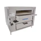 image of Bakers Pride GP51 32" Double Deck Gas Countertop Pizza Oven w/ 40,000 BTU, Stackable