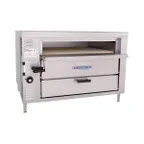 image of Bakers Pride GP61-HP Double Deck Gas Countertop Pizza Oven w/ 60,000 BTU, Stackable