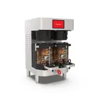image of Grindmaster PBC-2W Double Coffee Brewer for Thermal Server For 1.5-Gal Warmer Shuttle