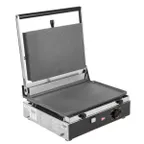 image of Cecilware® Pro TSG1F 15" Single Sandwich Panini Grill w/ Cast Iron Smooth Plates, 110V