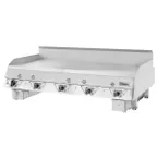 image of Garland US Range CG-60F 60" Countertop Thermostatic Gas Griddle, Front Drain, 150.000 BTU