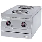 image of Garland US Range ED-15H 15" Designer Series Electric Countertop Hotplate, (2) Spiral Burners w/ 8", Infinite Controls, 4.2 kW