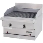 image of Garland US Range GF24-BRL 24" Countertop Gas Lava Rock Charbroiler w/ FF Protection, 60.000 BTU