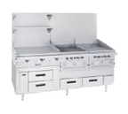 image of Garland US Range GN17FC51 51" 1-Section Arctic Fire Freezer Chef Base w/ 2 Drawers