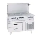 image of Garland US Range GN17FR53 53" 2-Section Arctic Fire Freezer Chef Base w/ 4 Drawers, Remote