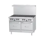 image of Garland US Range U48-G48SS 48" Gas Restaurant Range w/ 48" Full Griddle, (2) Cabinet Bases, 72.000 BTU