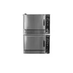 image of Groen (2)HY-3E 6 Pan Stainless Steel Electric Pressureless Convection Steamer w/ (2) Stacked