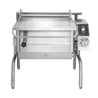 image of Groen BPM-40GC 40-Gallon Gas Tilt Skillets Braising Pan, Manual Tilt, Classic Controls, 144.000 BTU