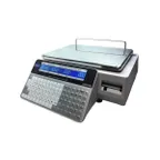 image of Globe GSP30B Label Scale – 30 lb, .01 lb Accuracy, 10"x14" Stainless Steel Platform, UL/NTEP Legal, Dual‑Side LCD