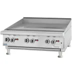 image of Garland GTGG36-GT36M 36" Countertop Thermostatic Gas Griddle, 1" Steel Plate, 84.000 BTU