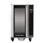 image of Moffat H10T Heated Holding Cabinet, 10 Half-Size Pans, Stainless Steel, Glass Door, 2-7/8" Tray Spacing, 1200W