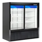 image of HABCO ESM14SL54HC 47" 2‑Section Merchandiser, Black, 9‑23 cu ft, R290, 1/4 HP 115V, Free&Clear™