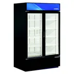 image of HABCO SF46HCBXM Glass Door Freezer Merchandiser, Black Exterior, 1 HP R290, 54‑85 cu ft, Controller