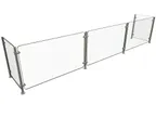 image of Hatco EP5-RING-120 Flav-R-Shield™ Ep5-Ring Food Shield, Full Service Pass-Over