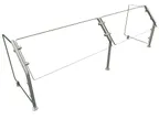 image of Hatco ES31-72 Flav-R-Shield™ Es31 Food Shield, Self Service, 72"W X 18"D X 22"H
