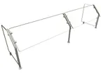 image of Hatco ES31-84 Flav-R-Shield™ Es31 Food Shield, Self Service, 84"W X 18"D X 22"H