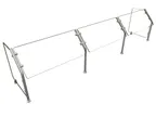 image of Hatco ES31-96 Flav-R-Shield™ Es31 Food Shield, Self Service, 96"W X 18"D X 22"H