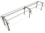 image of Hatco ES92-96 Stationary Sneeze Guard