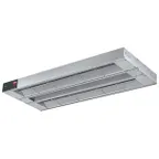 image of Hatco GRA-18D3 18" Glo-Ray Dual Infrared Strip Heater w/ 3" Spacing, Toggle Controls, 500W