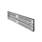image of Hatco GRAML-48D Glo-Ray Aluminum Max Watt Dual Infrared Strip Heaters, with lights