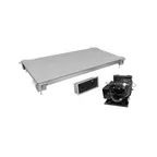 image of Hatco HCSSBFR-36-S Simulated Stone Hot/Cold Shelf, Built-In Flush Top