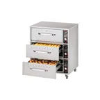 image of Hatco HDW-3N Warming Drawer Unit, Free Standing, Narrow, Three Drawers