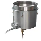 image of Hatco HWBHI-11QT Drop-In Heated Well, Round, Insulated, 11 Quart, Top Mounted