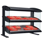 image of Hatco HXMS-48D Slant Heated Merchandiser with Led Lighting Warmer, 48" W