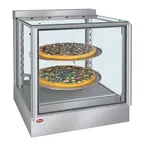 image of Hatco IHDCH-28 Countertop Hot Food Display Case, Full-Service, Sliding Doors, Humidity Control