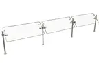image of Hatco ORBIT360-108 Flav-R-Shield™ Orbit360 Food Shield, Self Service