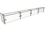 image of Hatco ORBIT900-14418 Stationary Sneeze Guard