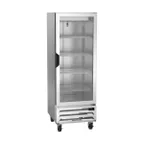 image of Beverage Air HBF12HC-1-G 24" 1-Glass Door Reach-In Freezer, Bottom Mount, 11.9 cu. ft., Stainless Steel