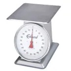 image of Edlund HD-100 Countertop Receiving Scale – 100 lb, 4 oz Graduation, Stainless Steel Construction, Fixed Dial