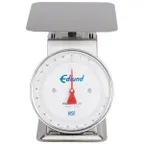 image of Edlund HD-25 - 10-29 lb Fixed Dial Portion Scale, Stainless Steel, Sloped Face, 25 lb, 1 oz