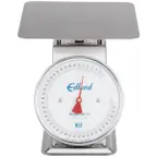 image of Edlund HD-50 - 50 lb x 2 oz Stainless Steel Top Loading Countertop Scale, Fixed Dial, Sloped Display