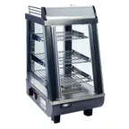 image of Winco HDM-13 Heated Display, 13.5" Wide, 3 Shelves, 2 Doors, 85‑195°F Thermostat, 120V 800W – Set