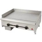 image of Wells HDTG-3630G 36" Countertop Thermostatic Gas Griddle, 3/4" Steel Plate, 90.000 BTU