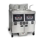image of Henny Penny OFE322.03 Multiple Battery Electric Fryer w/ 2 Wells, Floor Model, Filter Drain Pan