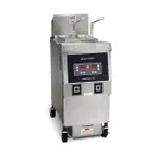 image of Henny Penny OFG321.04 Full Pot Floor Model Natural Gas Fryer w/ 65 lbs Capacity, Filtration System