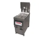 image of Henny Penny OGA321.0 17" Full Pot Floor Model Gas Fryer, 65 lbs, COMPUTRON 8000 Controls