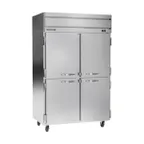image of Beverage Air HFPS2HC-1HS 52" 4-Half Solid Door Reach-In Freezer, Top Mounted, 45.2 cu. ft., Stainless Steel