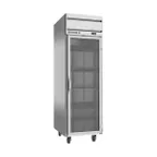 image of Beverage Air HFS1HC-1G 26" 1-Glass Door Reach-In Freezer, Top Mounted, 21 cu. ft., Stainless Steel Front