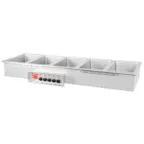 image of APW Wyott HFW-5DS Hot Food Well Unit, Drop-In, Electric, (5) 12" X 20" Wells