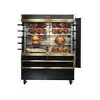image of Hickory Industries N/45WDE+ Electric Rotisserie Oven 13-Spits in 2 Side-by-Side Rows