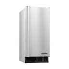 image of Hoshizaki AM-50BAJ 15" Air Cooled Full Cube 51 lb Undercounter Ice Machine with 22 lb Bin