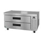 image of Hoshizaki CR49A 49" 2 Drawers Refrigerated Chef Base, All Stainless Steel