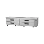 image of Hoshizaki CR98A 98" 4 Drawers Refrigerated Chef Base, (12) 12" x 20" Pan Capacity
