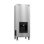 image of Hoshizaki DKM-500BAJ 30" Floor Model Crescent 545 lb Ice Dispenser, Air Cooled, 200 lb Bin